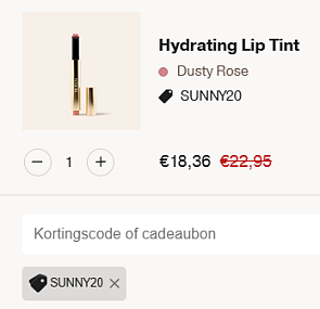 20% korting bij Meroda Cosmetics