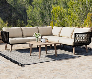 Tuinset hoekbank voor 565.43€