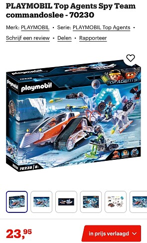 Playmobil top agents pack