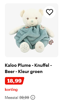 Kallo knuffel beer -52% bij Bol