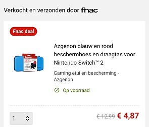 Nintendo switch 2 draagtas