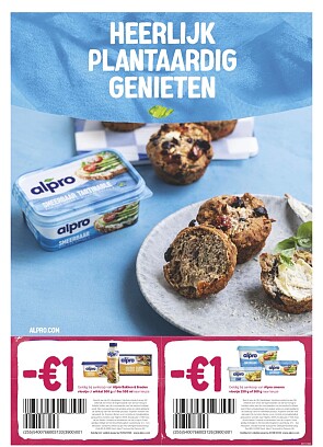 Alpro bonnetjes in de zondag