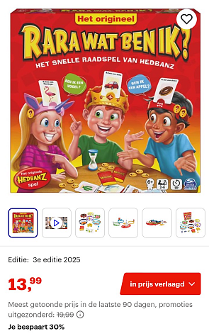 Gezelschapsspel kids aan -30%
