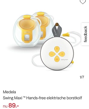 Medela elektrische dubbele borstkolf
