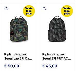 Kipling Rugzakken Seoul
