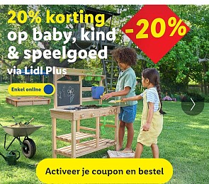 20% (extra) korting in de Lidl webshop!💛💙