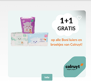 Profiteer van 1+1 gratis op Boni luiers en luierbroekjes