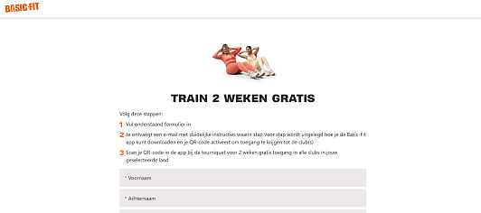 2 weken gratis sporten bij Basic-Fit