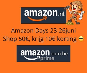 Amazon Prime Day 😎 €10 korting