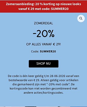 Zomeraanbieding bij Bonprix