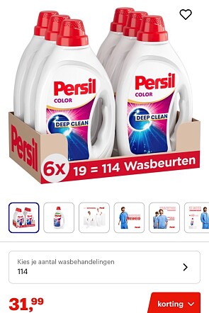 Voordeelverpakking Persil color