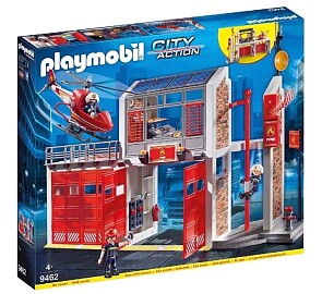 Playmobil Grote brandweerkazerne met helicopter