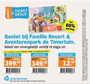 Korting op Familie Resort & Avonturenpark de Tovertuin