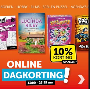 Enkel vandaag korting boekenvoordeel