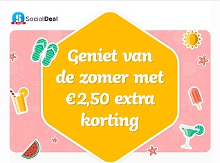 €2,50 extra korting bij Social Deal