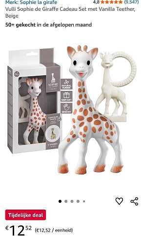 Sophie La Giraffe cadeauset -42%