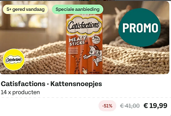 . Catisfactions – Kattensnoepjes -51%