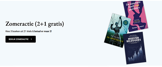 Boeken 2 + 1 gratis