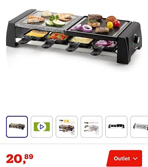 Domo Raclette/Steengrill