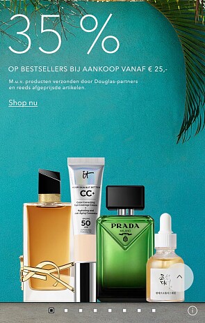 35% korting bij aankoop vanaf € 25
