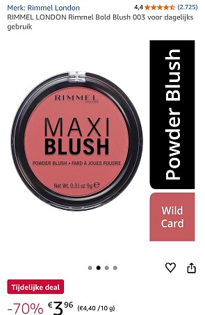 Rimmel Bold Blush 003