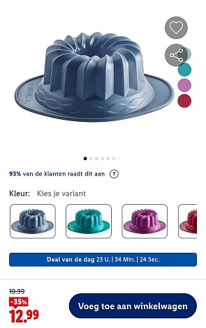 -35% bakvorm tulband