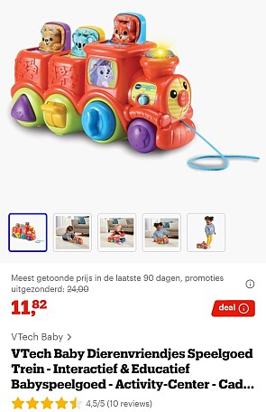 VTech Baby Dierenvriendjes Speelgoed Trein