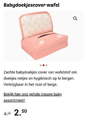 Babydoekjescover -50%
