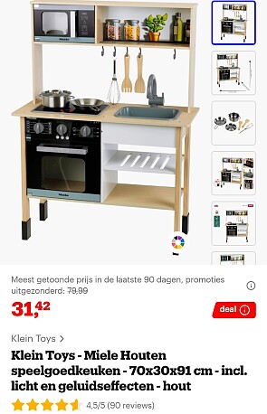 Klein Toys speelkeuken met hoge korting