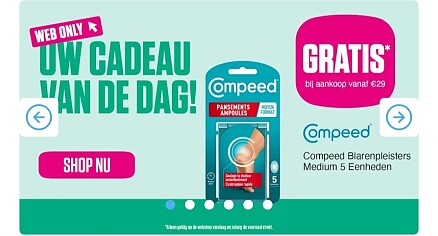 Gratis compeed blarenpleisters