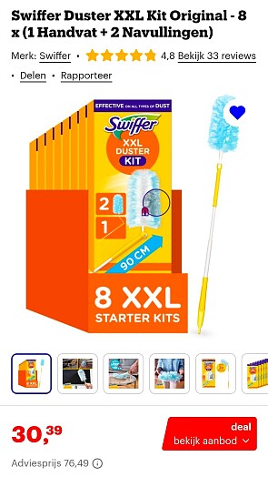 Swiffer Duster XXL Kit Original 8x