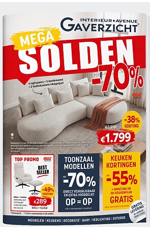 Gaverzicht tot -70% toonzaalmodellen , keukenkorting tot -50%