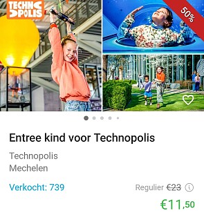 Technopolis voor kinderen aan 11,50€!