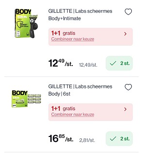Gillette labs body + intimate