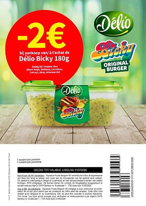 Délio Bicky Salade – 180g -2€ korting!*🔴