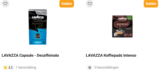 Dolce Gusto capsules 0.95€ voor 16 stuks!!! Ook pads beschikbaar aan deze prijs! Koffie vanaf 0.95€ voor 500gr