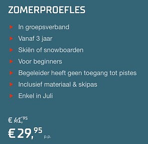 Proefles Skiën of snowboarden