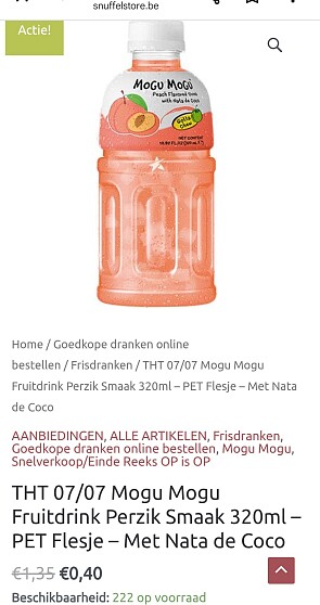 Mogu mogu kokos drankjes