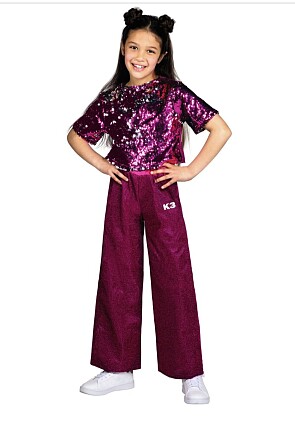 Tot -62% K3 verkleedkleding - Glitteroutfit roze