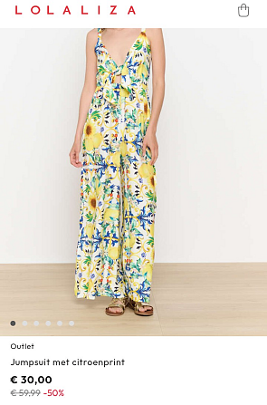 Jumpsuit aan -59% 🍋