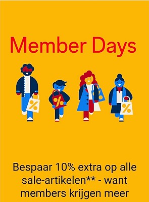 10% extra korting op alle sale-artikelen