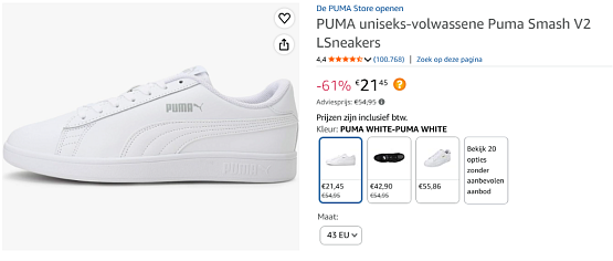puma schoenen