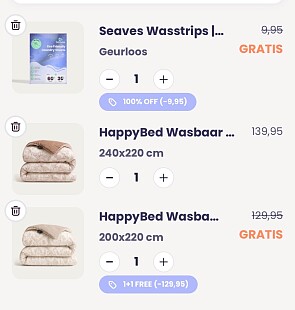 Zomerdeals HappyBed