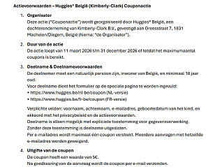 👶 HUGGIES – GRATIS €5 KORTINGSCOUPON! 👶
