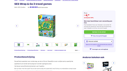 ✈️ SES WRAP & GO – 66% korting! ✈️Travel Games