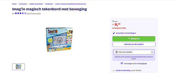 Imag'in magisch tekenbord met beweging 🎨