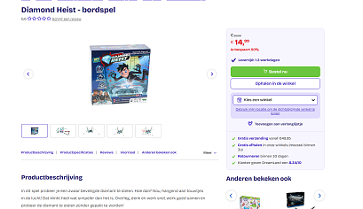 Diamond Heist - het spannende diefstal-bordspel 🕵️