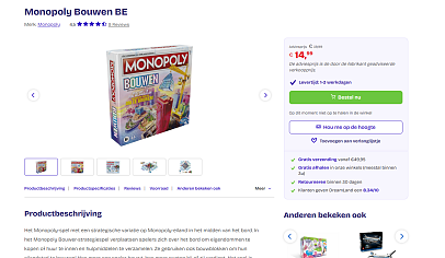 🏗️ Monopoly BOUWEN: 62% korting! 🏗️
