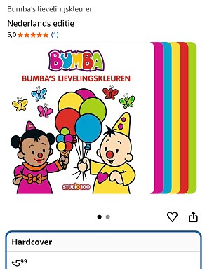 Bumba lievelingskleuren boek