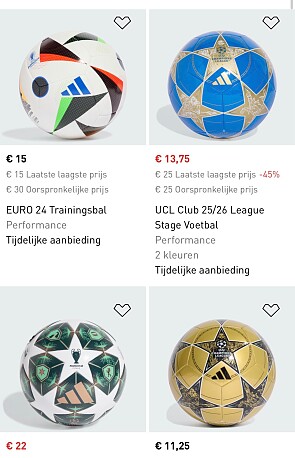Adidas voetballen